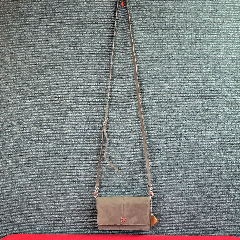 Timberland Nubuck Crossbody Wallet Purse - Picture 4 of 15